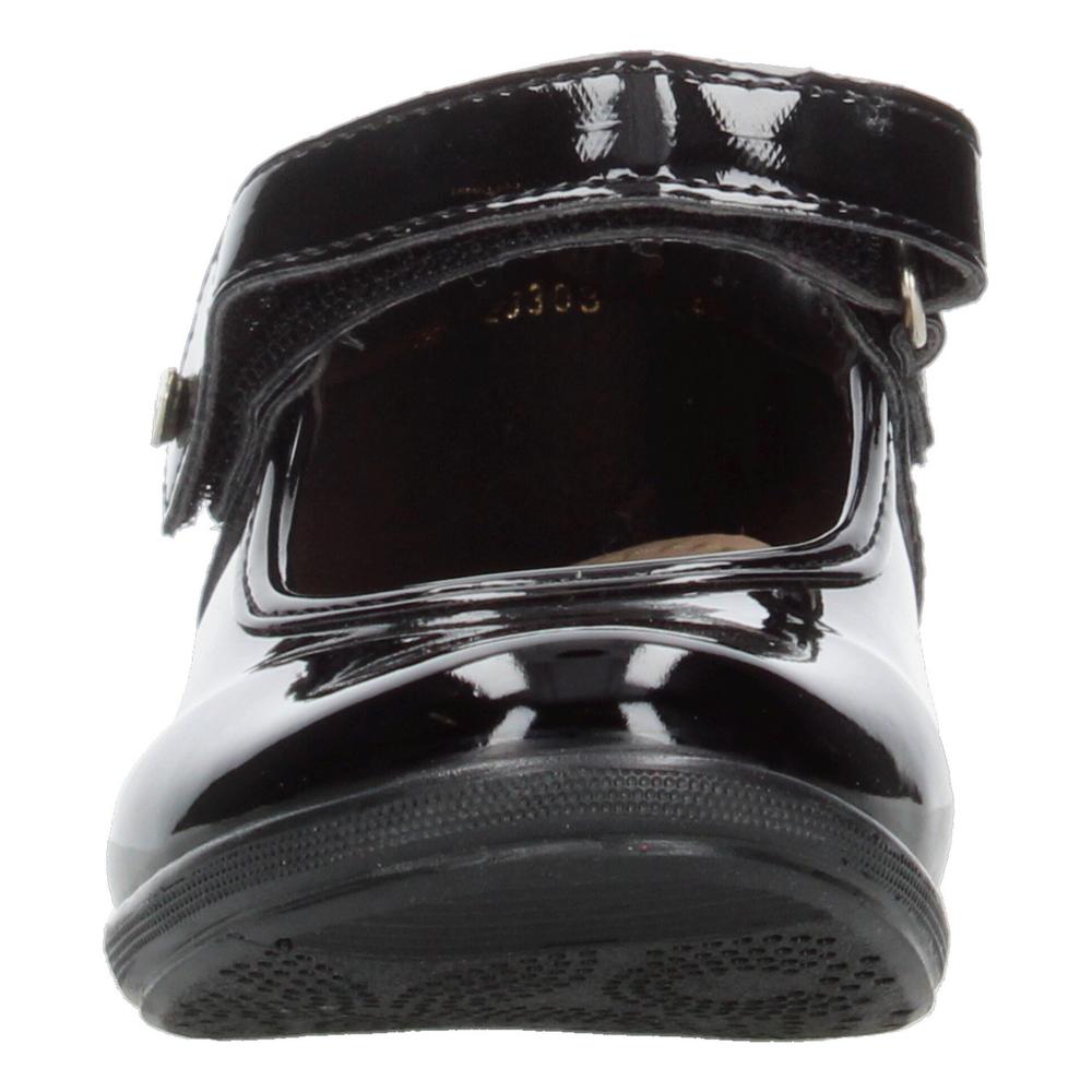 Foto 7 pulgar | Zapato Escolar Jakuna Negro Velcro Para Niña T18-22 Negro