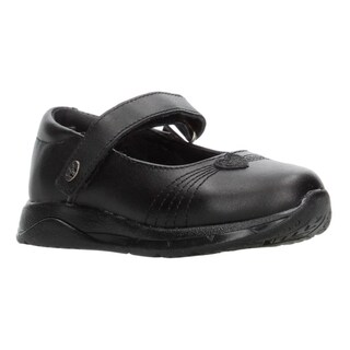 Foto 2 | Zapato Escolar Jakuna Negro Velcro Para Niña T15-18 Negro