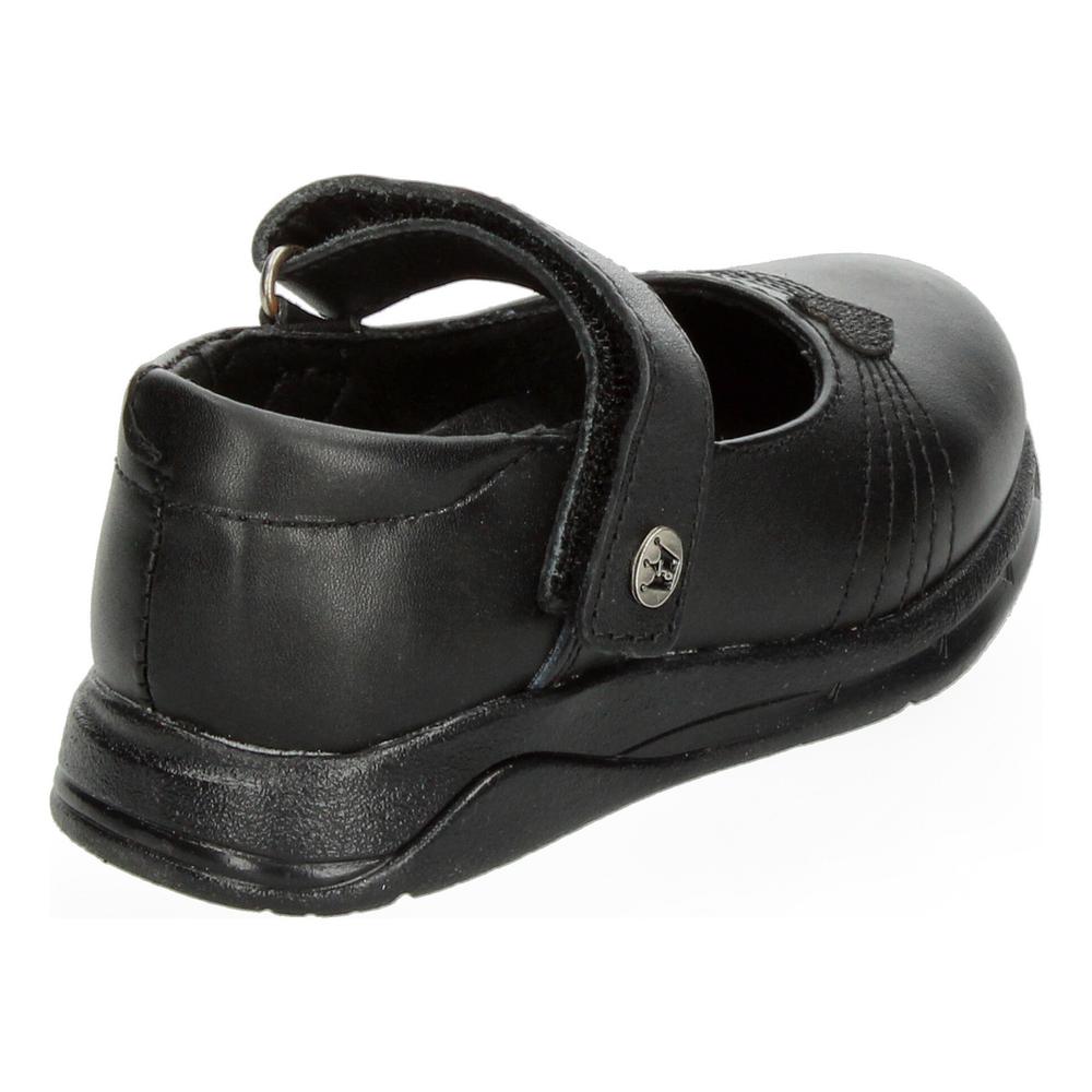 Foto 4 pulgar | Zapato Escolar Jakuna Negro Velcro Para Niña T15-18 Negro