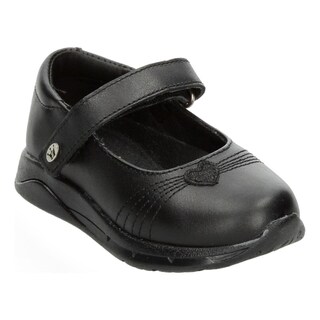 Foto 4 | Zapato Escolar Jakuna Negro Velcro Para Niña T15-18 Negro