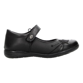 Foto 1 | Zapato Escolar Jakuna Negro Velcro Para Niña T18-22 Negro