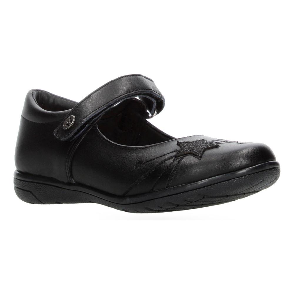 Foto 3 pulgar | Zapato Escolar Jakuna Negro Velcro Para Niña T18-22 Negro