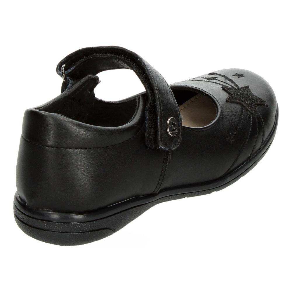 Foto 4 pulgar | Zapato Escolar Jakuna Negro Velcro Para Niña T18-22 Negro