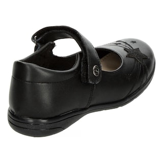Foto 3 | Zapato Escolar Jakuna Negro Velcro Para Niña T18-22 Negro