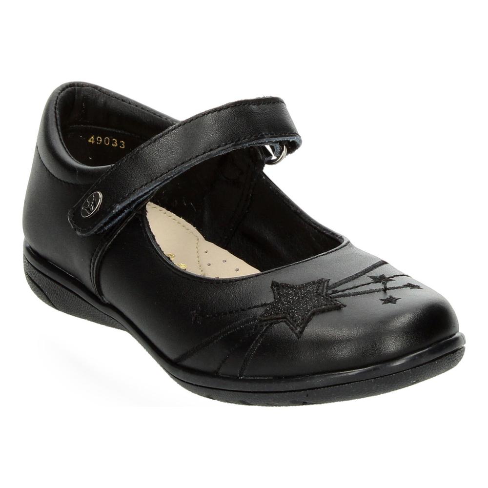 Foto 5 pulgar | Zapato Escolar Jakuna Negro Velcro Para Niña T18-22 Negro
