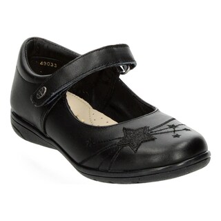 Foto 4 | Zapato Escolar Jakuna Negro Velcro Para Niña T18-22 Negro