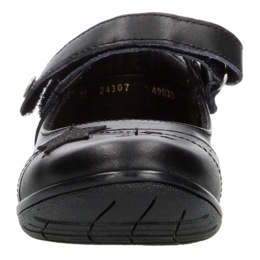 Foto 7 pulgar | Zapato Escolar Jakuna Negro Velcro Para Niña T18-22 Negro