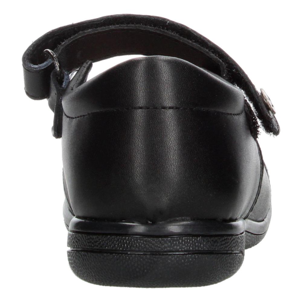 Foto 8 pulgar | Zapato Escolar Jakuna Negro Velcro Para Niña T18-22 Negro