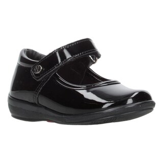 Foto 2 | Zapato Escolar Jakuna Negro Velcro Para Niña T15-18 Negro