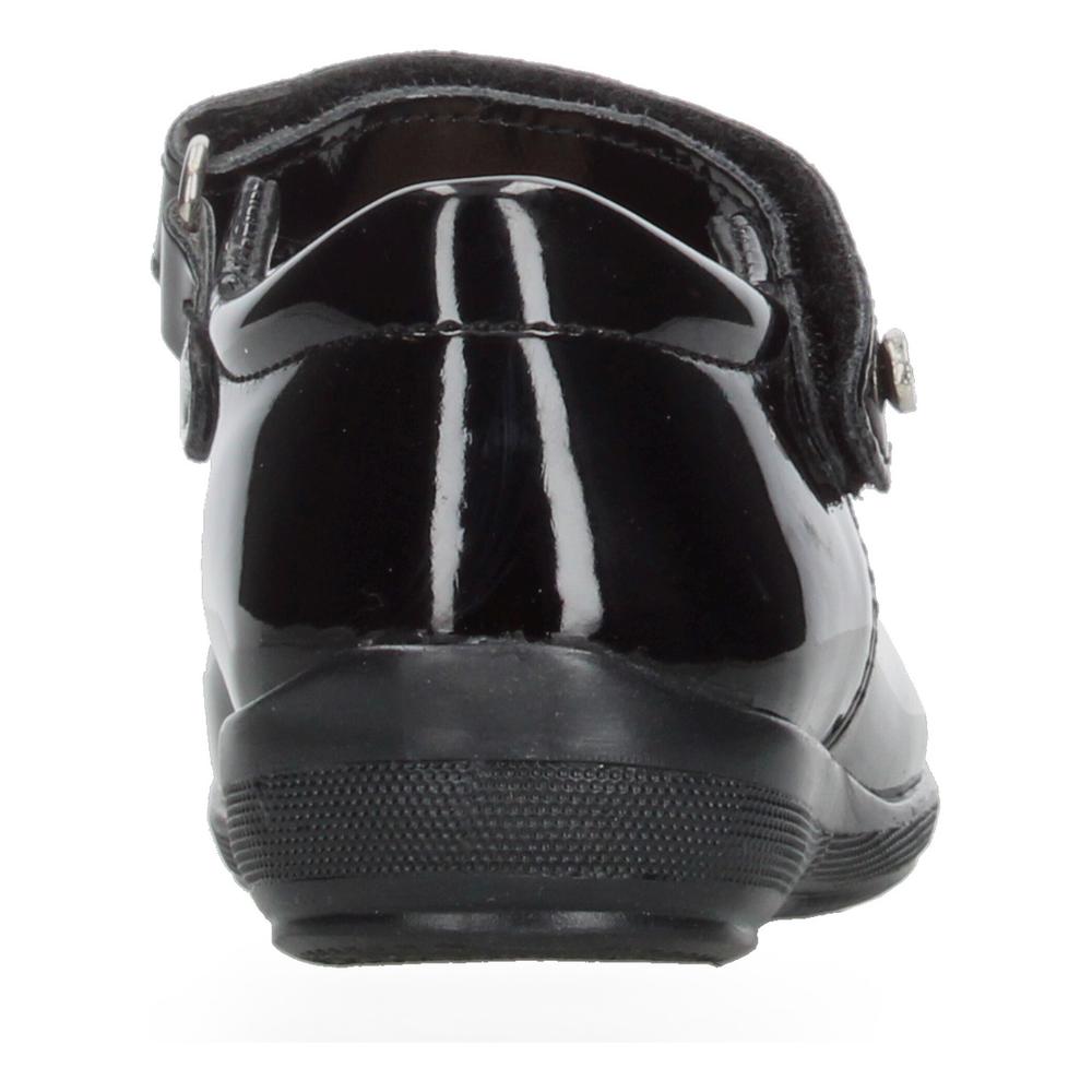 Foto 8 pulgar | Zapato Escolar Jakuna Negro Velcro Para Niña T15-18 Negro