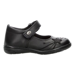 Foto 1 | Zapato Escolar Jakuna Negro Velcro Para Niña T15-18 Negro