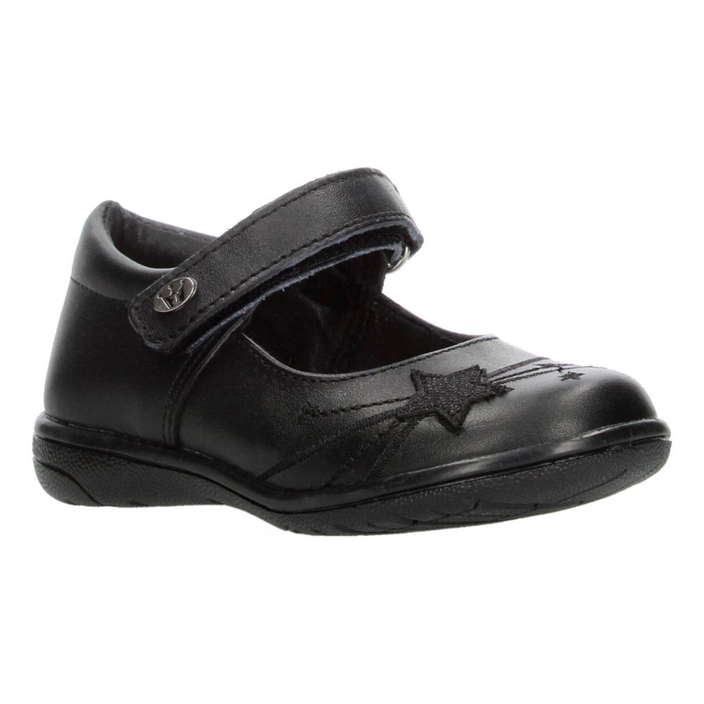 Foto 3 pulgar | Zapato Escolar Jakuna Negro Velcro Para Niña T15-18 Negro