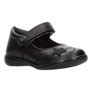 Foto 2 | Zapato Escolar Jakuna Negro Velcro Para Niña T15-18 Negro