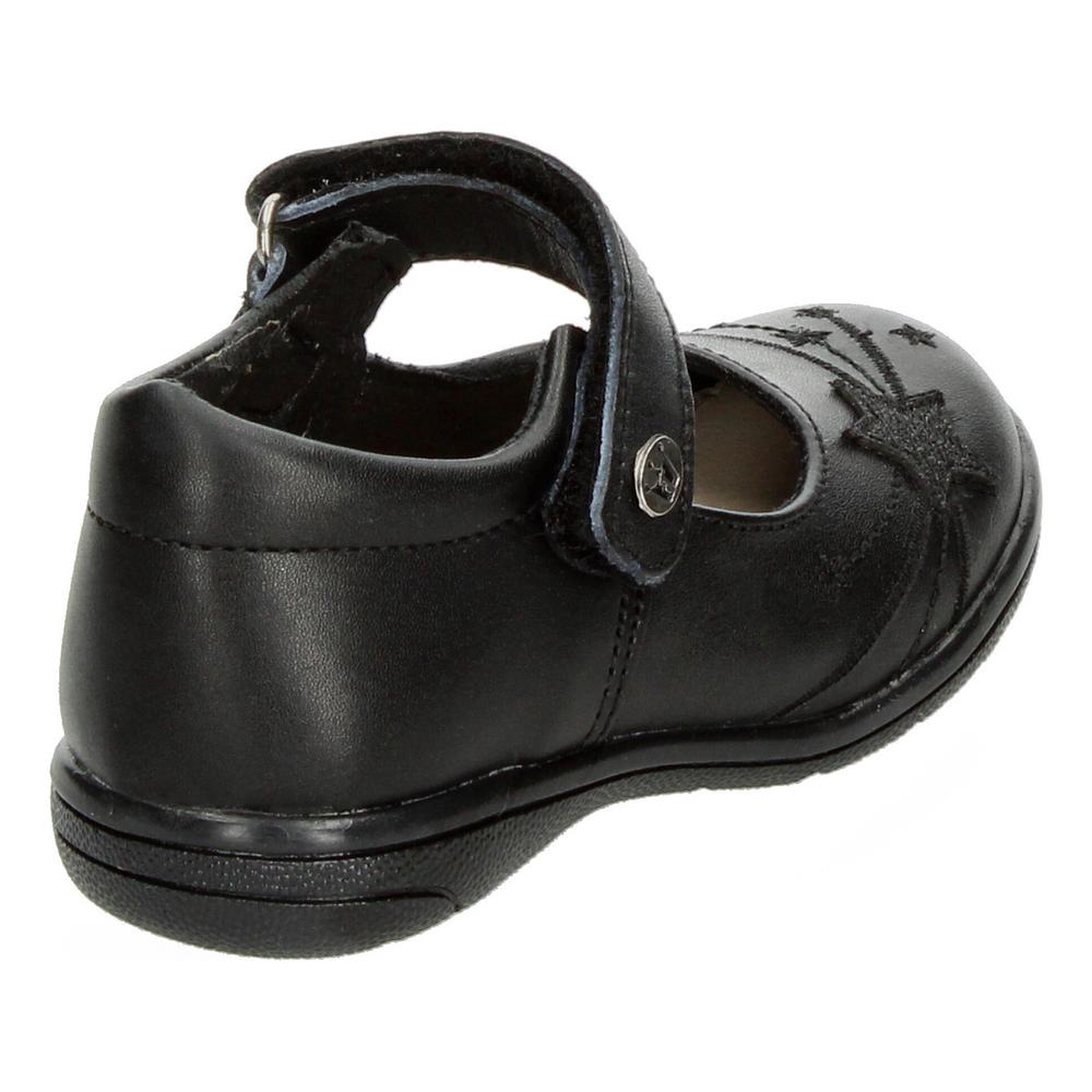 Foto 4 pulgar | Zapato Escolar Jakuna Negro Velcro Para Niña T15-18 Negro