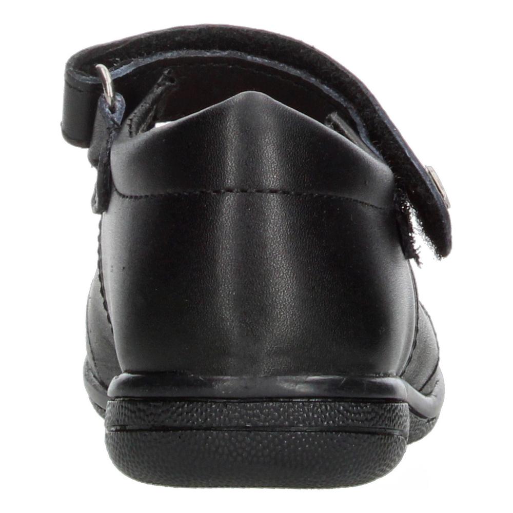Foto 8 pulgar | Zapato Escolar Jakuna Negro Velcro Para Niña T15-18 Negro