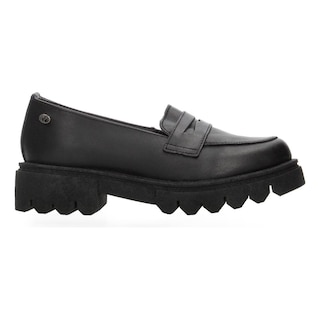 Foto 1 | Zapato Escolar Jakuna Negro Con Plataforma Para Niña T22-26 Negro
