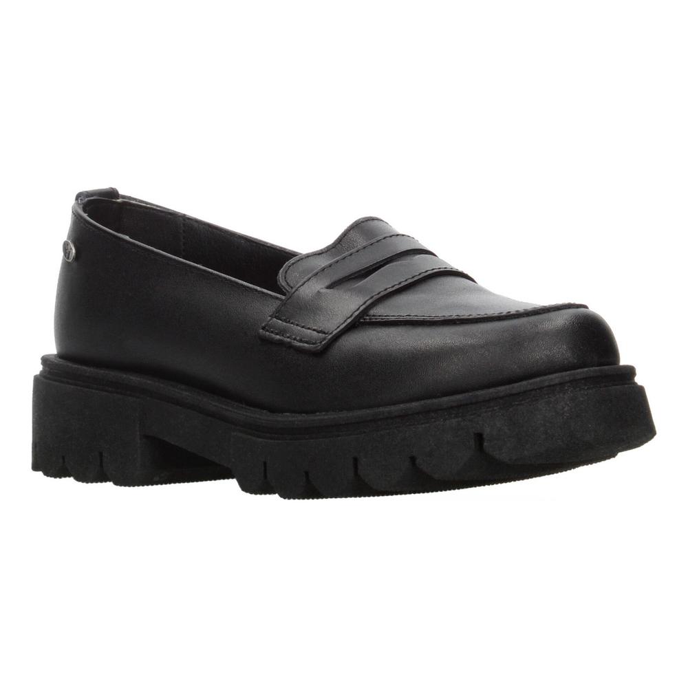 Foto 3 pulgar | Zapato Escolar Jakuna Negro Con Plataforma Para Niña T22-26 Negro