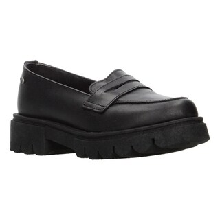 Foto 2 | Zapato Escolar Jakuna Negro Con Plataforma Para Niña T22-26 Negro