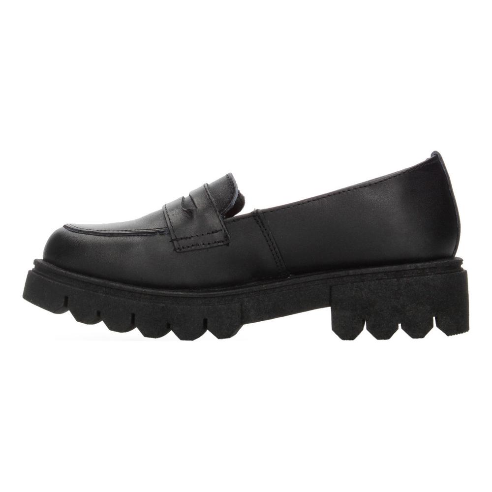 Foto 6 pulgar | Zapato Escolar Jakuna Negro Con Plataforma Para Niña T22-26 Negro