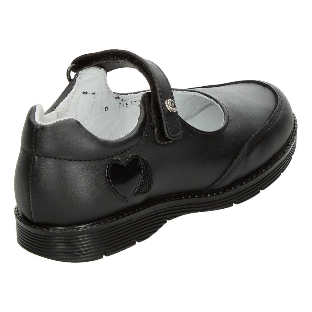 Foto 4 pulgar | Zapato Escolar Blasito Negro Con Velcro Para Niña T18-22 Negro