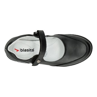 Foto 8 | Zapato Escolar Blasito Negro Con Velcro Para Niña T18-22 Negro