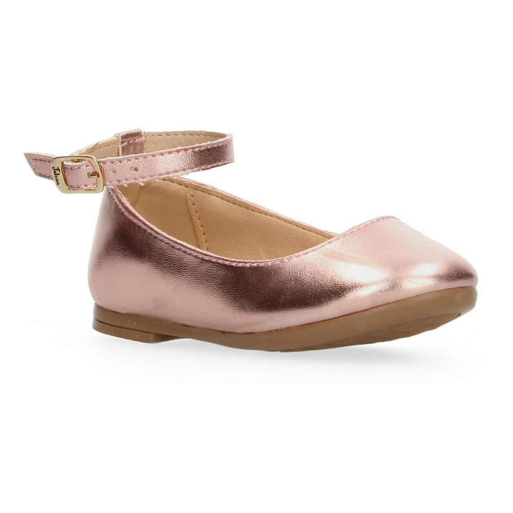 Foto 3 pulgar | Flats Jakuna Rose Gold Para Niña [jak208] Rosa