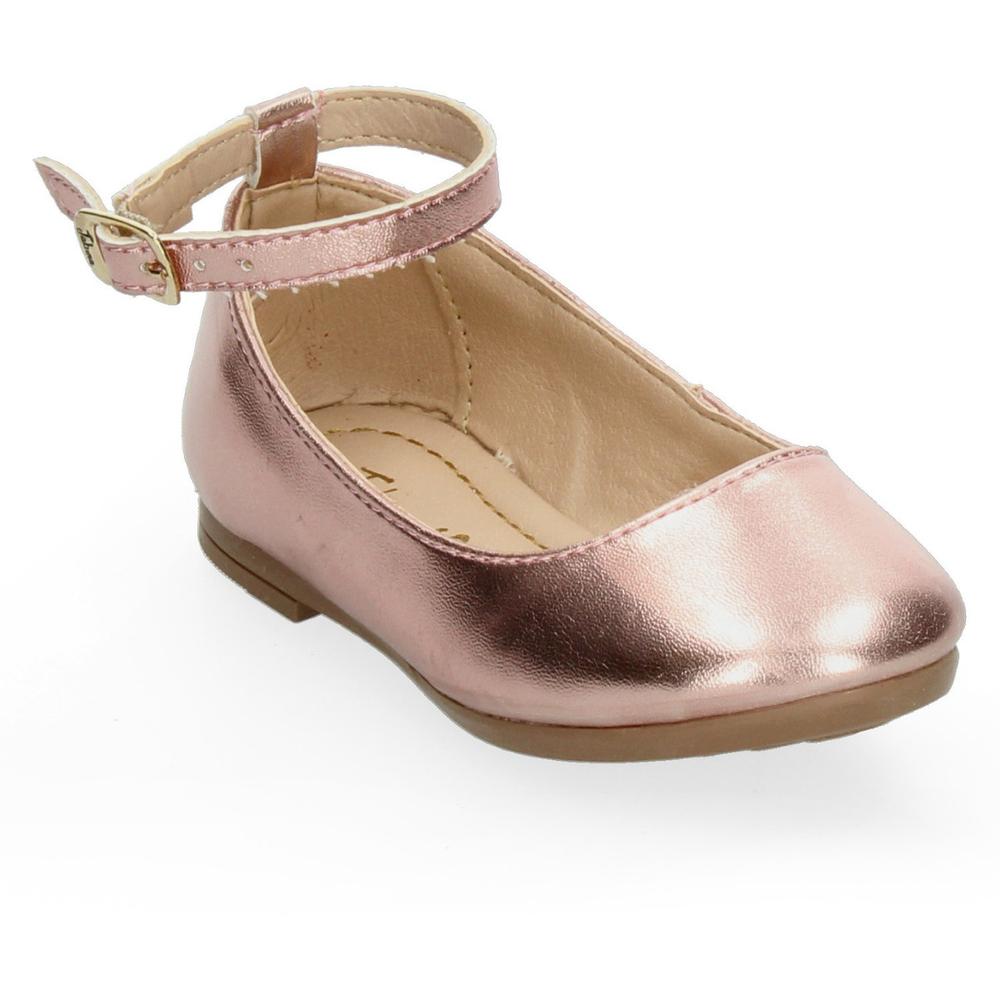 Foto 6 pulgar | Flats Jakuna Rose Gold Para Niña [jak208] Rosa
