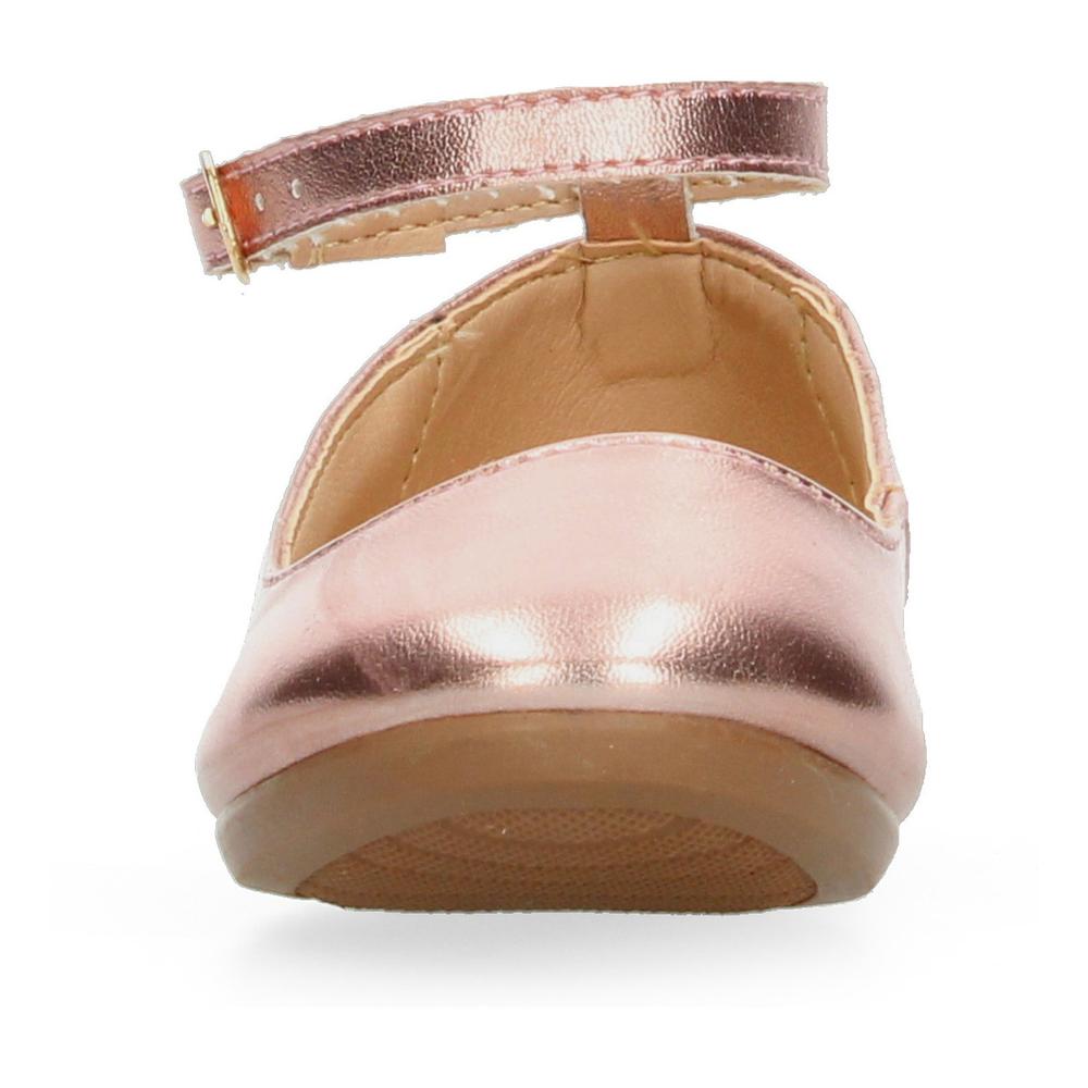 Foto 7 pulgar | Flats Jakuna Rose Gold Para Niña [jak208] Rosa
