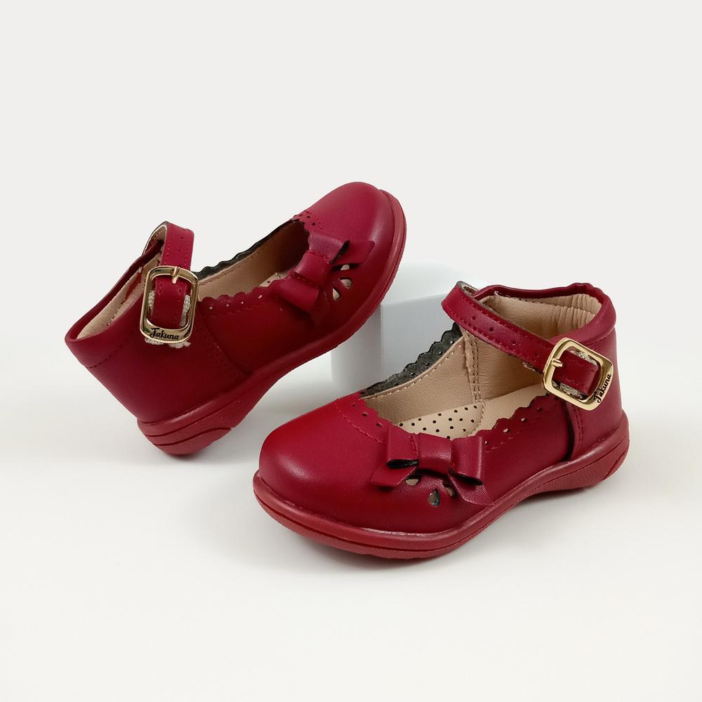 Foto 9 pulgar | Zapato Casual Jakuna Rojo Para Niña [jak294] Rojo