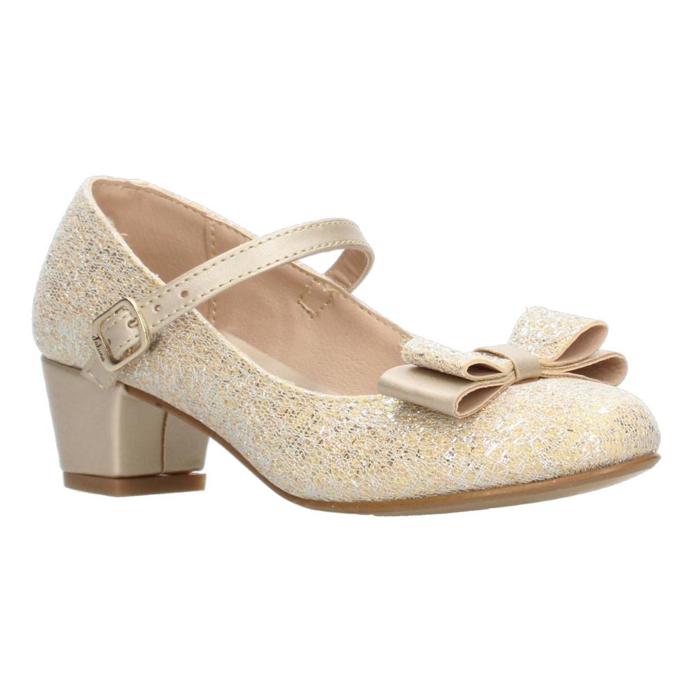 Foto 2 | Zapato Ceremonia Niña Jakuna Dorado Juvenil Con Tacón Dorado