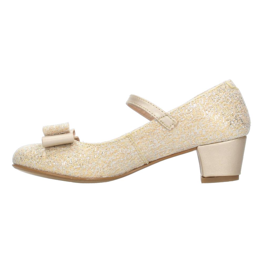 Foto 5 | Zapato Ceremonia Niña Jakuna Dorado Juvenil Con Tacón Dorado