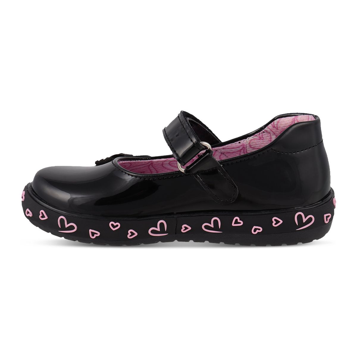 Foto 4 pulgar | Zapato Casual Lucho Charol Negro para Niña