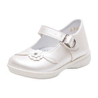 Foto 1 | Zapato Calzado Watanabe Color Blanco Charol Flores