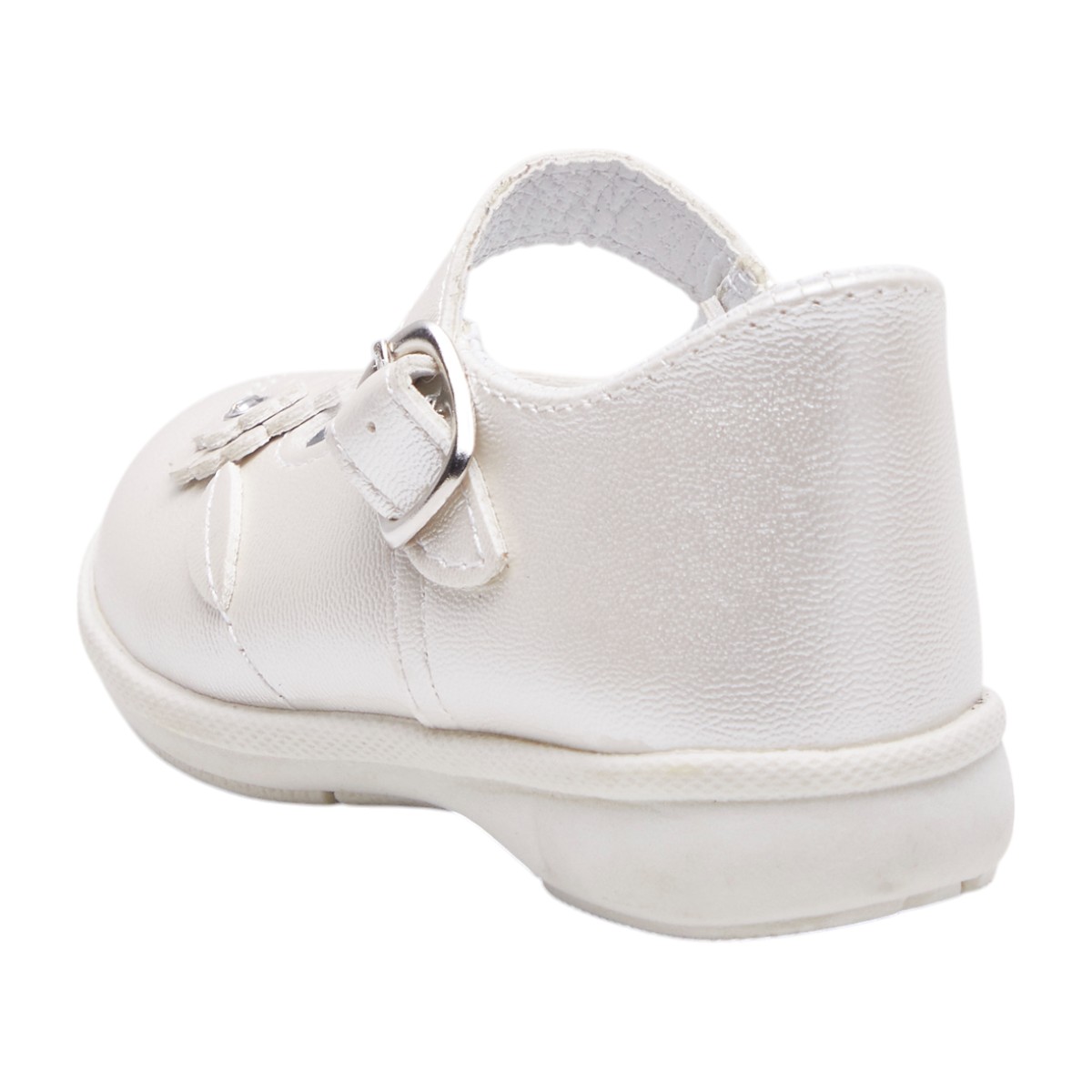 Foto 4 pulgar | Zapato Calzado Watanabe Color Blanco Charol Flores