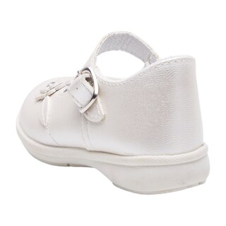 Foto 3 | Zapato Calzado Watanabe Color Blanco Charol Flores