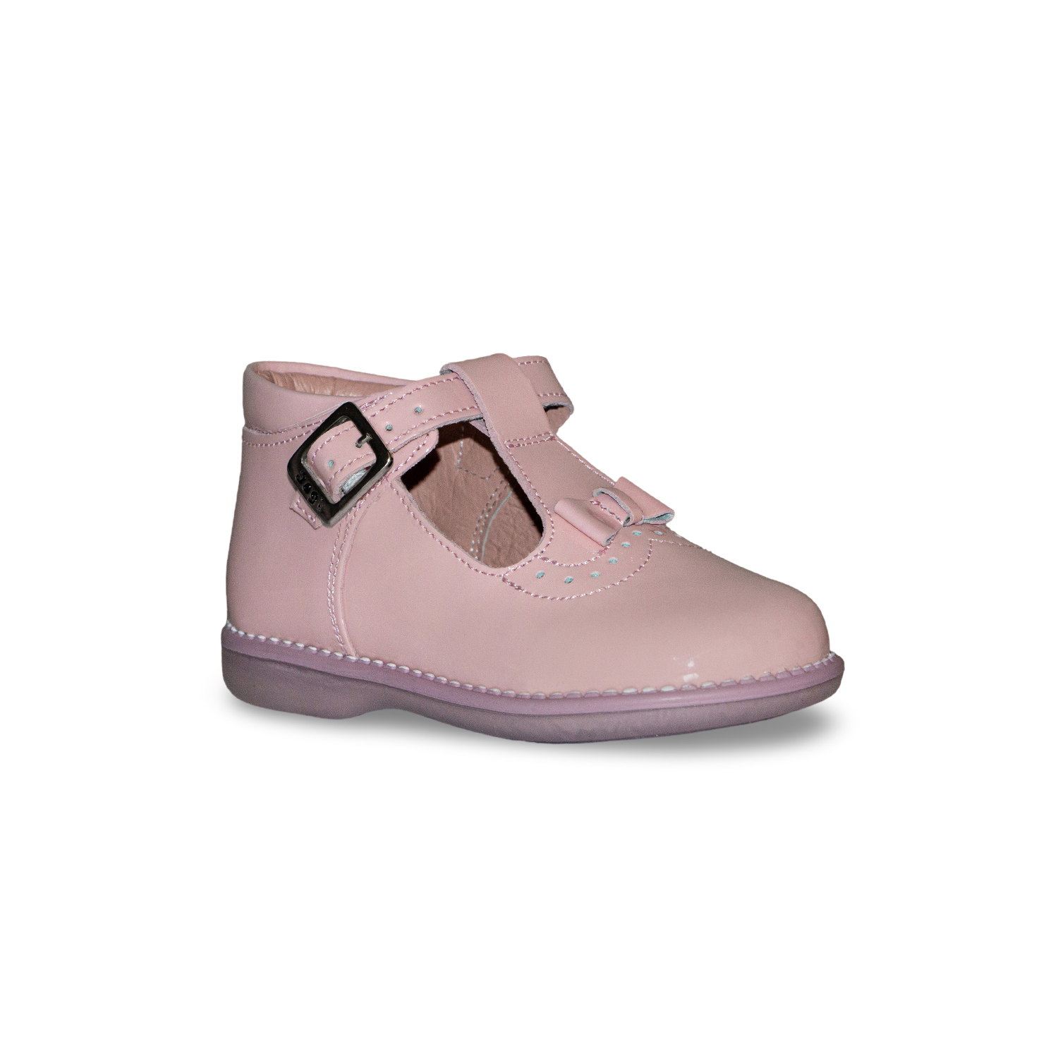 Foto 2 pulgar | Zapato Dogi Para Bebé Charol Rosa