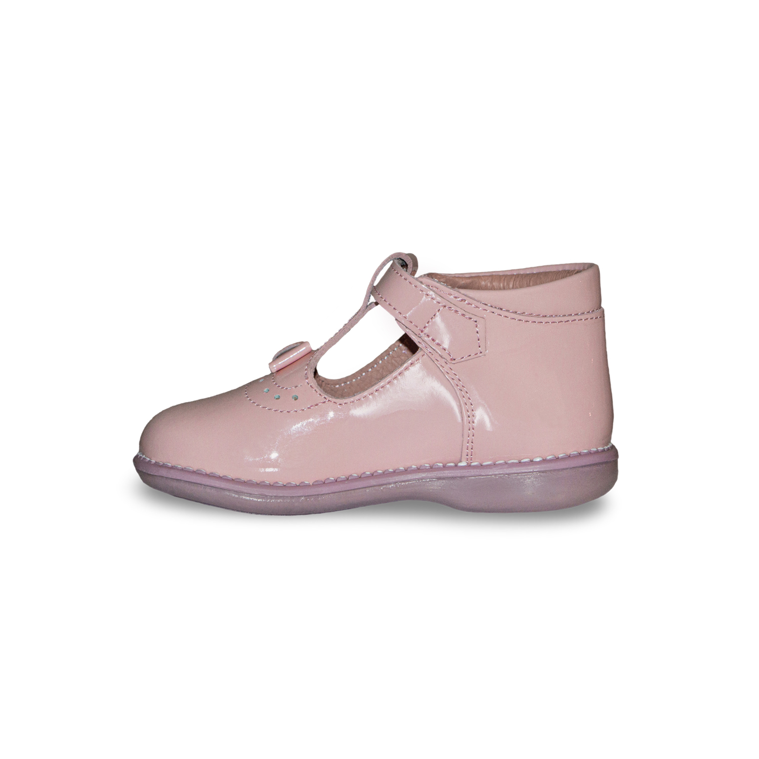 Foto 4 pulgar | Zapato Dogi Para Bebé Charol Rosa