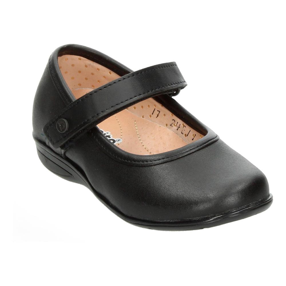 Foto 5 pulgar | Zapato Escolar Blasito Color Negro Con Velcro Niña T15-18 Negro