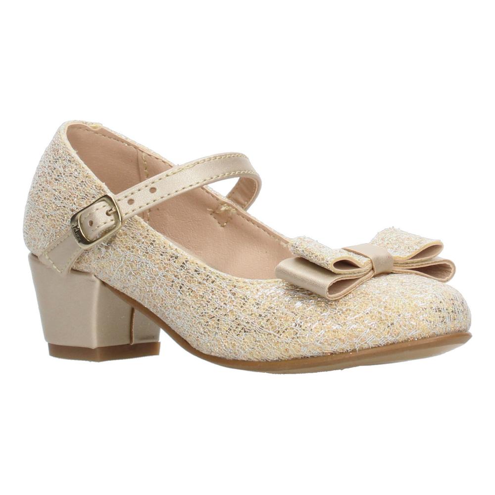 Foto 2 | Zapato Ceremonia Niña Jakuna Color Dorado Tacón Pequeño Dorado