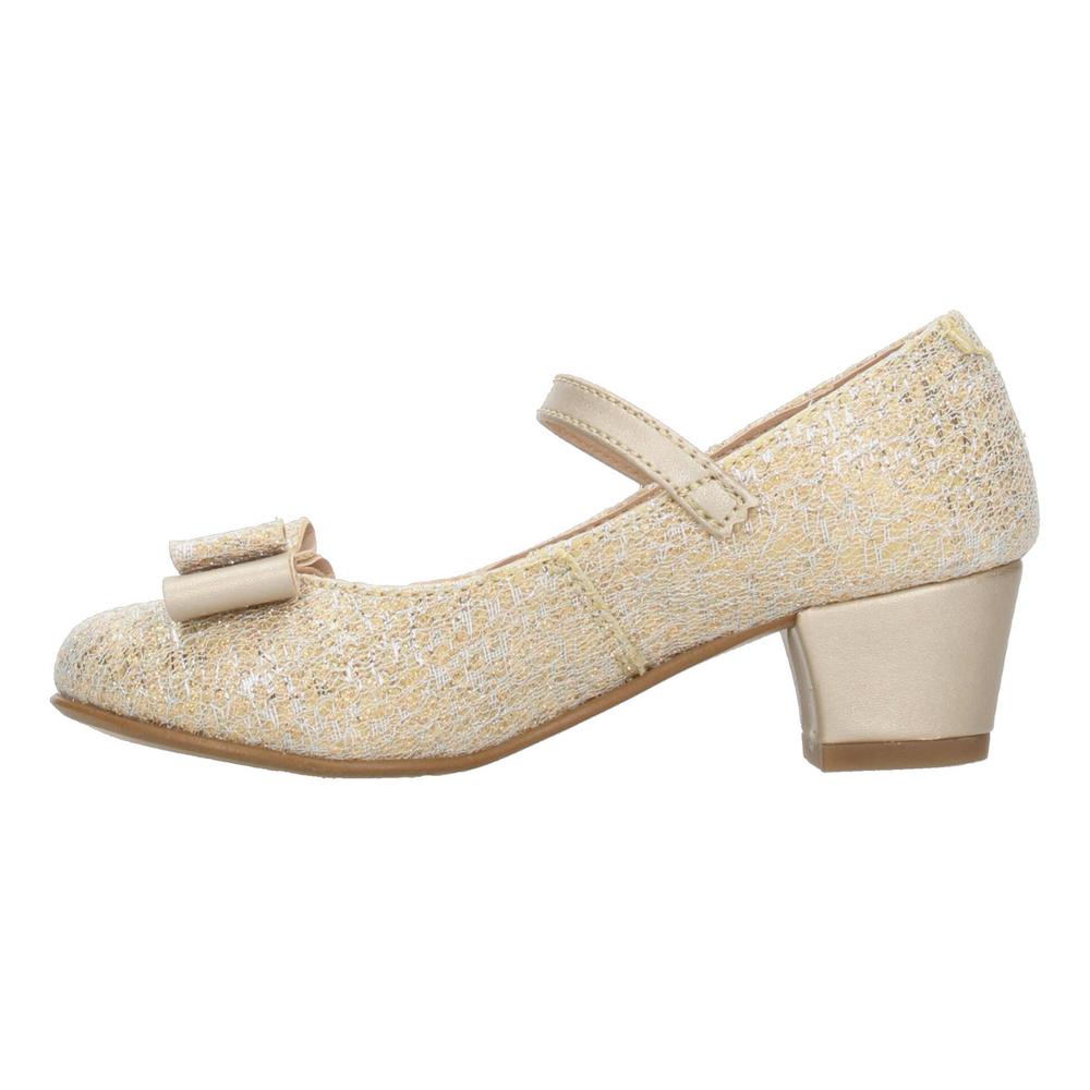 Foto 5 | Zapato Ceremonia Niña Jakuna Color Dorado Tacón Pequeño Dorado