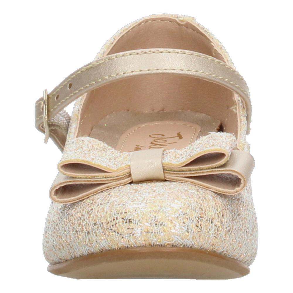 Foto 6 | Zapato Ceremonia Niña Jakuna Color Dorado Tacón Pequeño Dorado