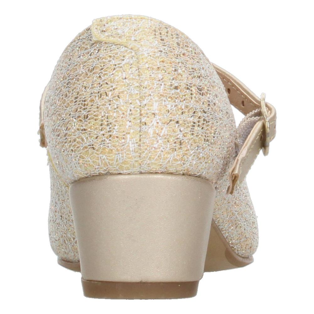 Foto 7 | Zapato Ceremonia Niña Jakuna Color Dorado Tacón Pequeño Dorado