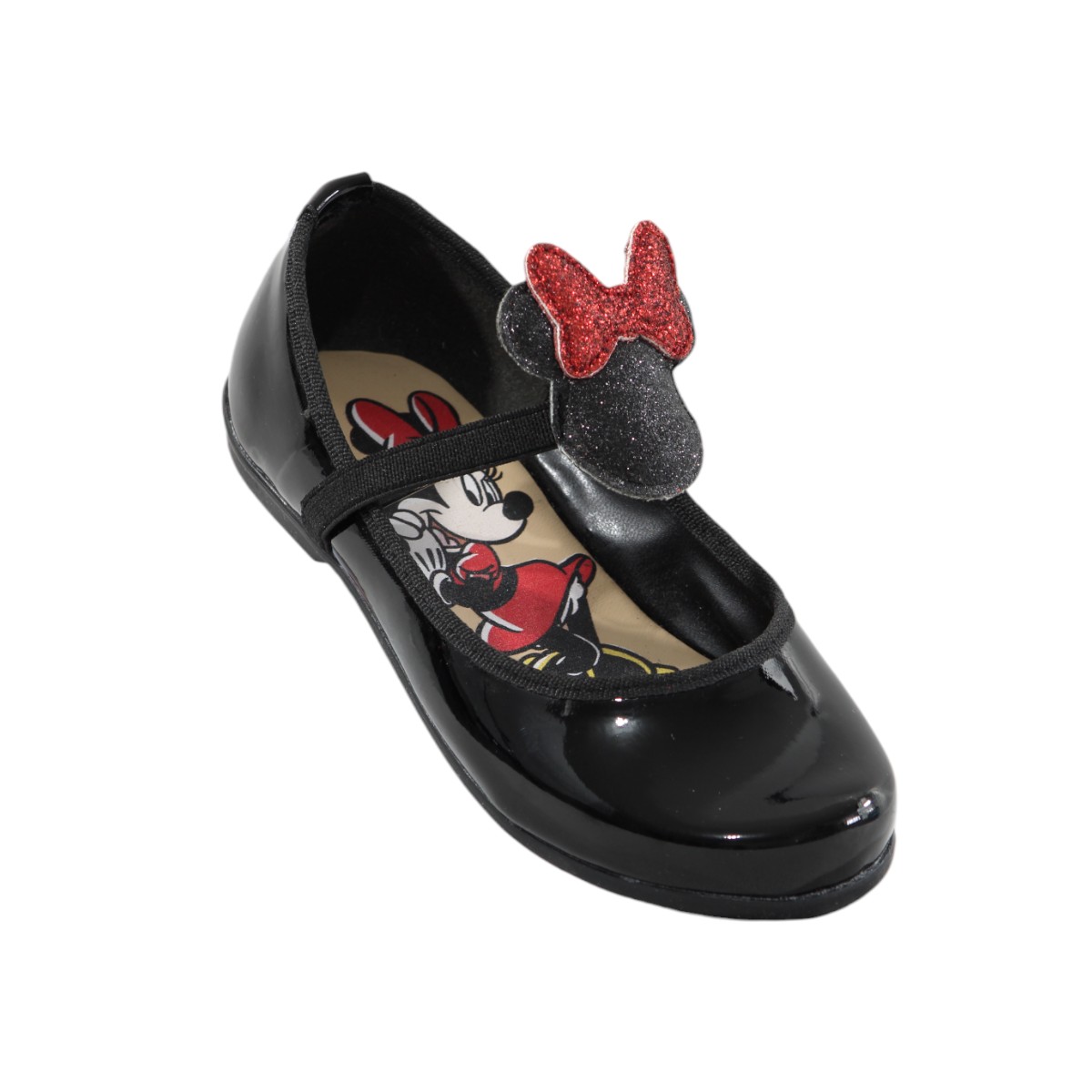 Foto 3 pulgar | Flats Niña Minnie Mouse Tropicana Dy310022st Negro