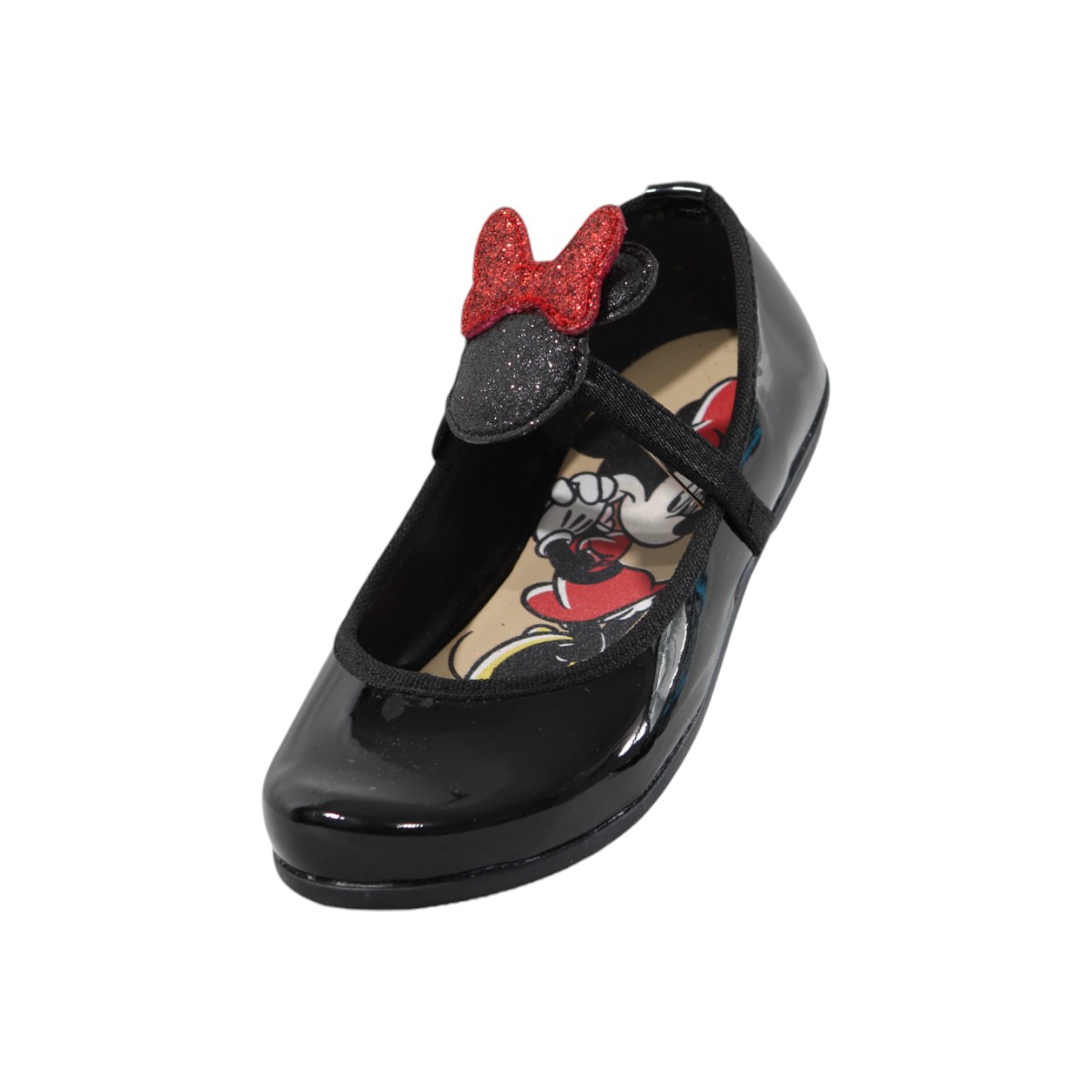 Foto 4 pulgar | Flats Niña Minnie Mouse Tropicana Dy310022st Negro