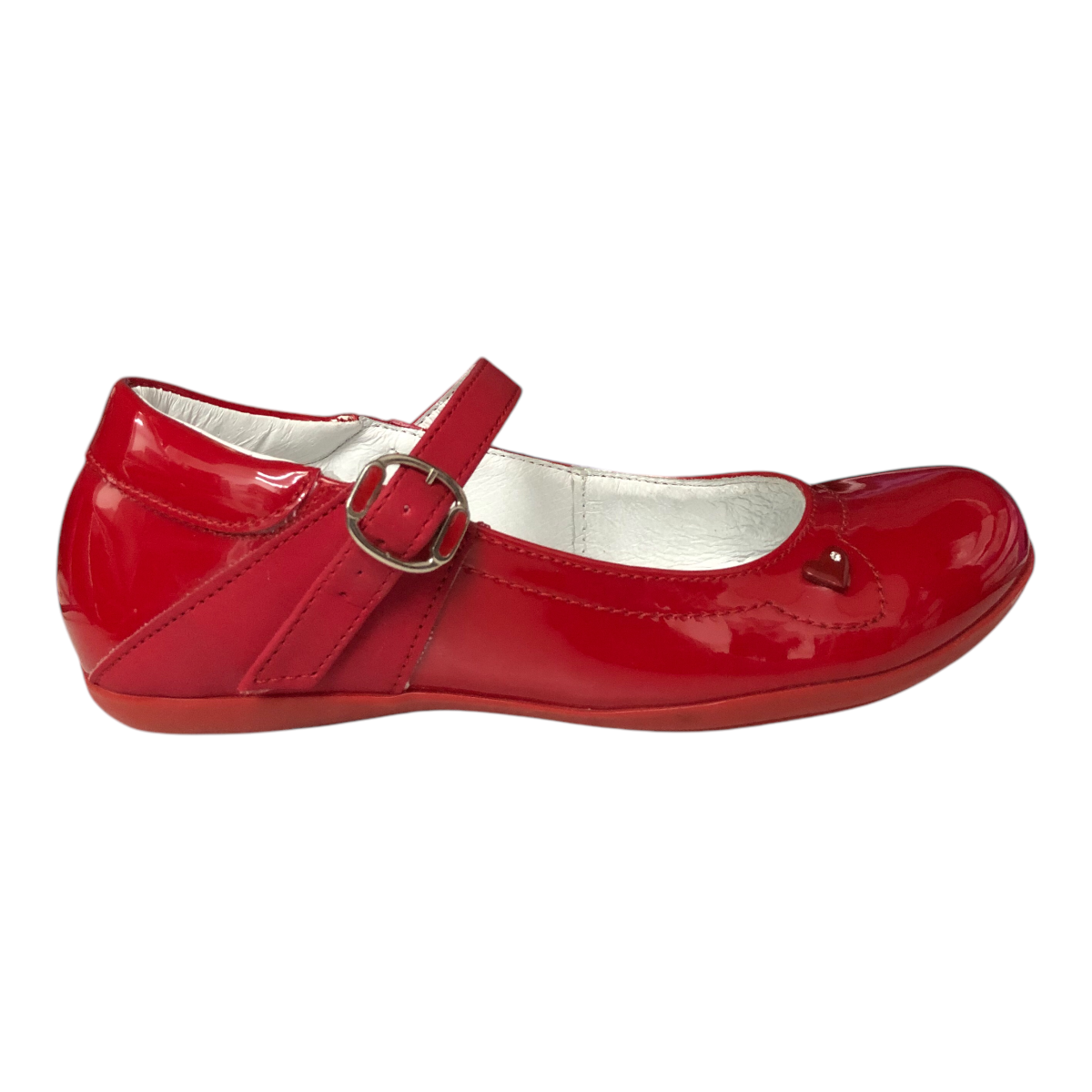 Zapato Charol Para Niña Color Rojo Chabelo