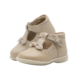 Foto 2 | Zapato Para Niña Dogi Plantilla Con Arco Piel Color Crema Beige