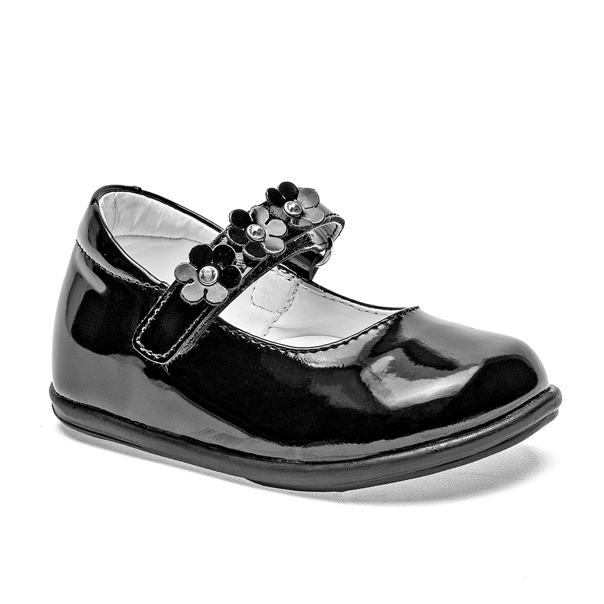 Ensueño Zapatitos Para Bebé Niña Negro Charol
