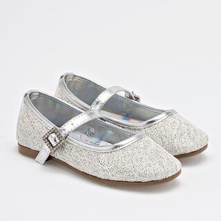 Foto 2 | Lia Zapato De Graduación Para Niña Plata