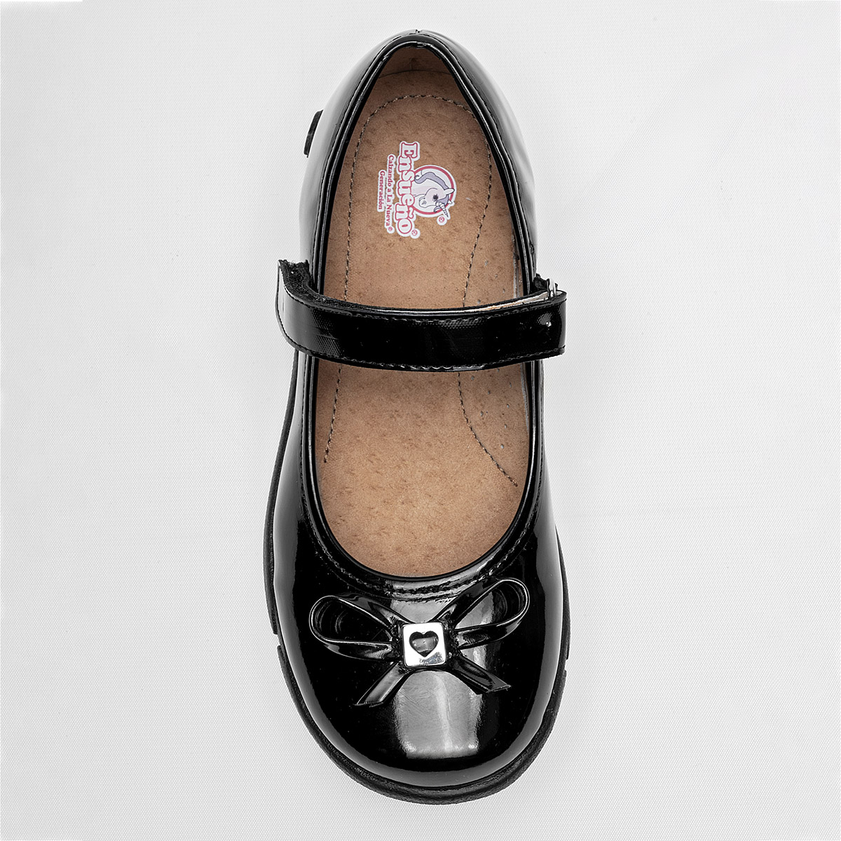 Foto 2 | Ensueño Zapato Para Niña Negro Charol