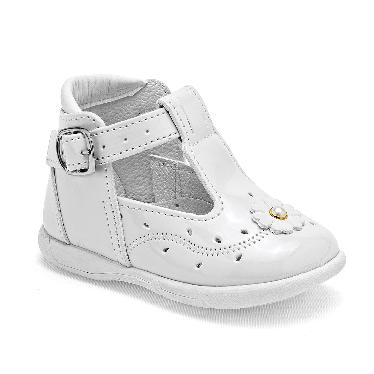 Chaparrin Zapatitos Para Bebé Niña Blanco